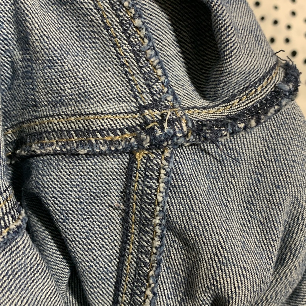 Talbots Jeans Capris Pants 10 Blue Stretch 4-Pockets Cotton Spandex - Picture 10 of 12